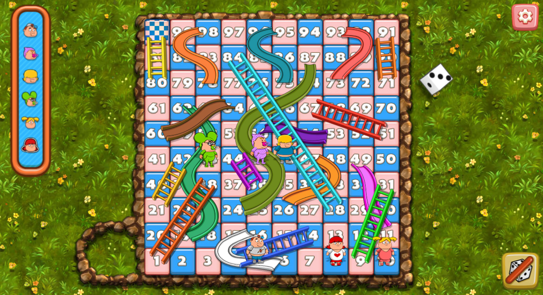 Snakes and Ladders: Multiplayer 🕹️ Jogue no Jogos123