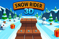 Veja até onde você consegue chegar em Snow Rider 3D em pistas de gelo