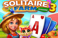 Solitaire Farm Seasons 3 é um jogo de classificação de cartas Tripeaks com
