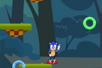 Jogue como Sonic, pule nas plataformas e colete todos os anéis