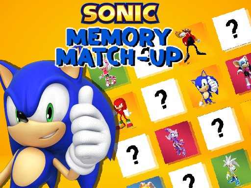 Sonic Memory Challenge 🕹️ Jogue no Jogos123