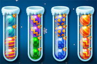 Sorting Xmas Balls é um aconchegante quebra cabeça de inverno em que você