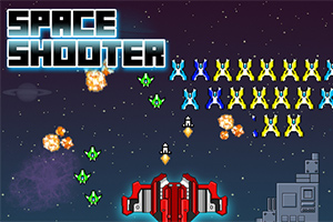 Redescubra a emoção dos arcades e assuma o comando de uma nave espacial em Space Shooter