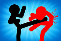 Combate vagas de stickmen inimigos