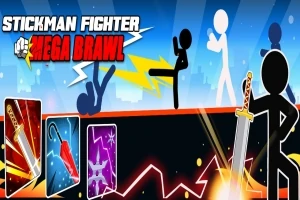 Stickman Fighter: Mega Brawl em Jogos na Internet