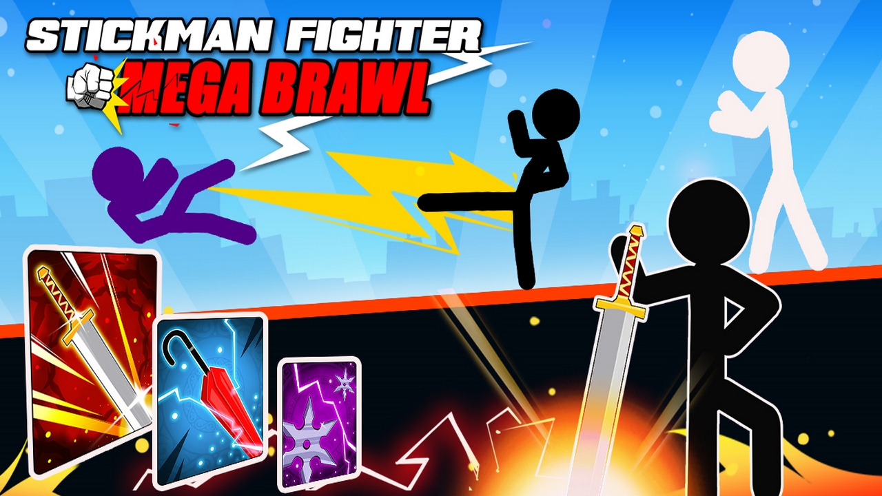 Stickman Fighter: Mega Brawl 🕹️ Jogue no Jogos123