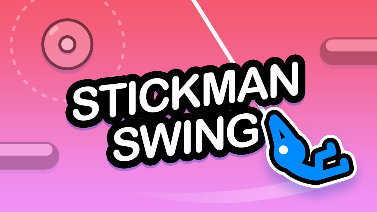 Stickman Swing, Ajude o Stickman a balançar com cordas  By Jogos123
