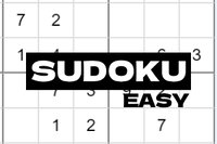 Jogo Sudoku Fácil Com Respostas Para Imprimir. Jogo Nº 58.