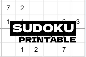 Sudoku Médio Para Imprimir.