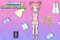 Cria o visual perfeito em Suitable Outfit Dressup