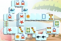 É verão neste feliz jogo de Mahjong Solitaire