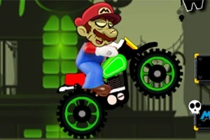 Super Mario Halloween Wheelie - Click Jogos