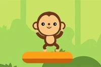 Entre no lugar de um macaco saltador em Swing Monkey e balance para frente e