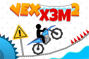 Prepare-se para mais caos de motocicleta em Vex X3M 2!