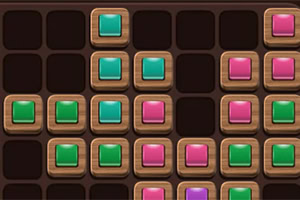 Completa linhas e colunas neste puzzle de blocos de madeira