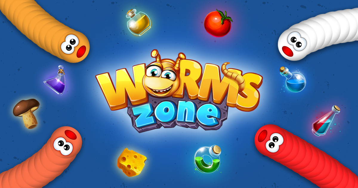 Worms Zone: A Slithery Snake 🕹️ Jogue no Jogos123