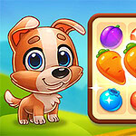 Junte-se a Oscar, o cachorro inteligente da fazenda, em Yummy Tales 3 – o divertido e viciante jogo de Match 3!