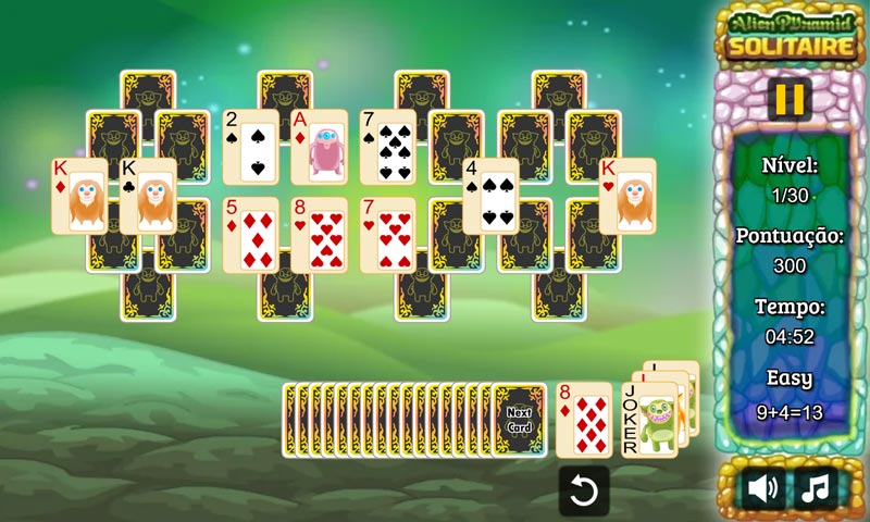 Avaliação 414 - Alien Pyramid Solitaire