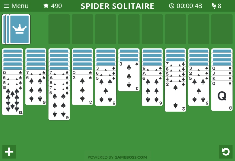 Avaliação 31 - Spider Solitaire (2)